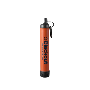 Blackout Emergency Water Straw
